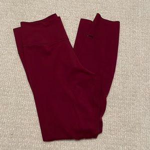Nike dry fit maroon leggings size M